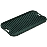 Lodge Logic LPGI3 Pro 20-by-10-7/16-Inch Cast-Iron Grill/Griddle