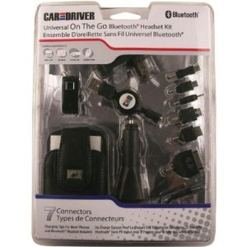 Car and Driver On-the-Go Bluetooth Headset Kit - Black