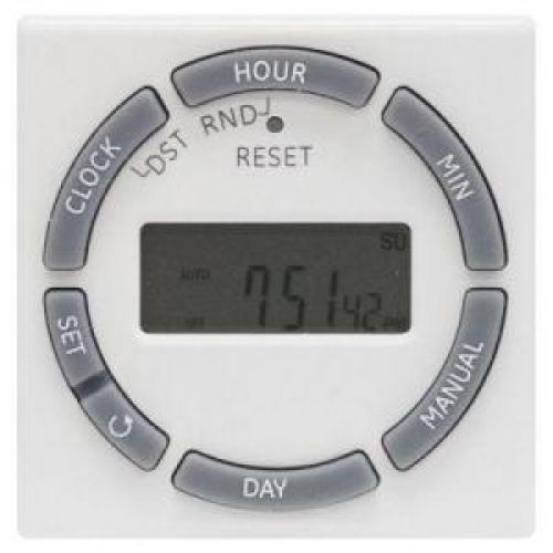 GE 7-Day Indoor In-Wall Digital Timer