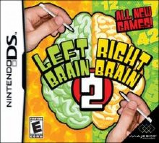 Left Brain Right Brain 2 Nintendo DS DSi Complete