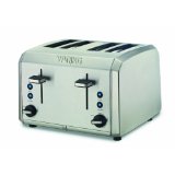 Waring Pro WT400 Professional 4 Slice Toaster, Brushed Stainless Steel