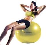 Nordic Track 55cm Exercise Ball and Foot Pump