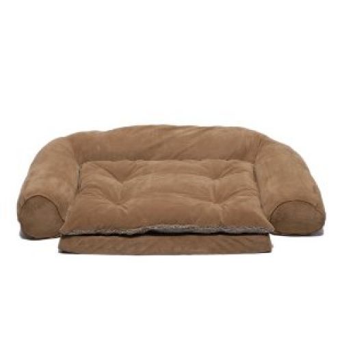 CPC Ortho Sleeper Medium Comfort Couch with Removable Cushion, Chocolate by CPC