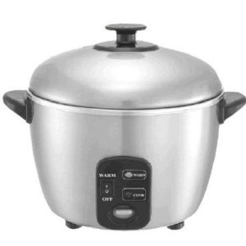 Sunpentown SC-886 3-Cup Stainless-Steel Rice Cooker and Steamer