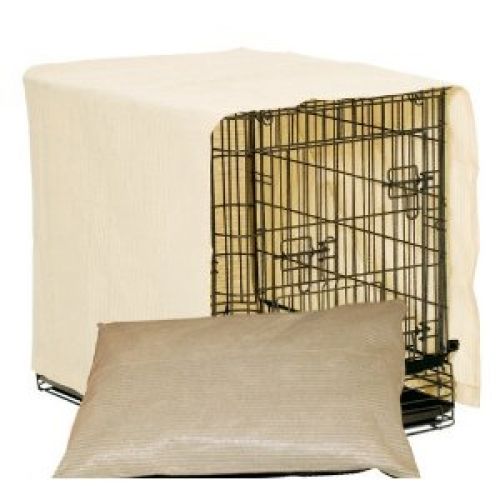 Coolaroo Dog Crate Shade with Pillow, Large, Desert Sand