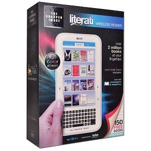 Sharper Image 7" Literati Wireless 256MB Color eBook Reader w/SD Card Slot & Case