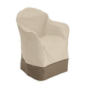 Veranda Chair Slip Cover 78962, Pebble, Fits Most Resin Patio Chairs