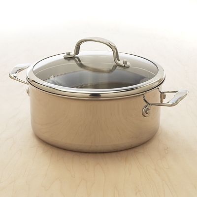 Food Network 5-qt. Tri-Ply Stainless Steel Dutch Oven