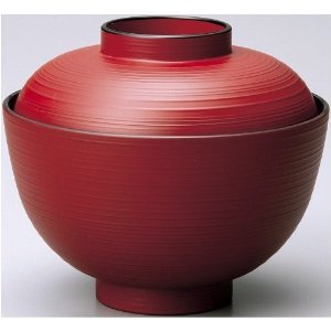 Japanese soup rice bowl with Lid NRD