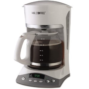 Mr. Coffee SKX20 12-Cup Programmable Coffeemaker, White