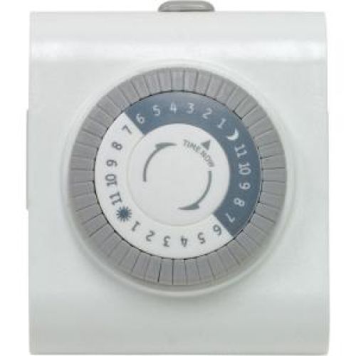 GE Plug-In Dual-Outlet Heavy-Duty Timer